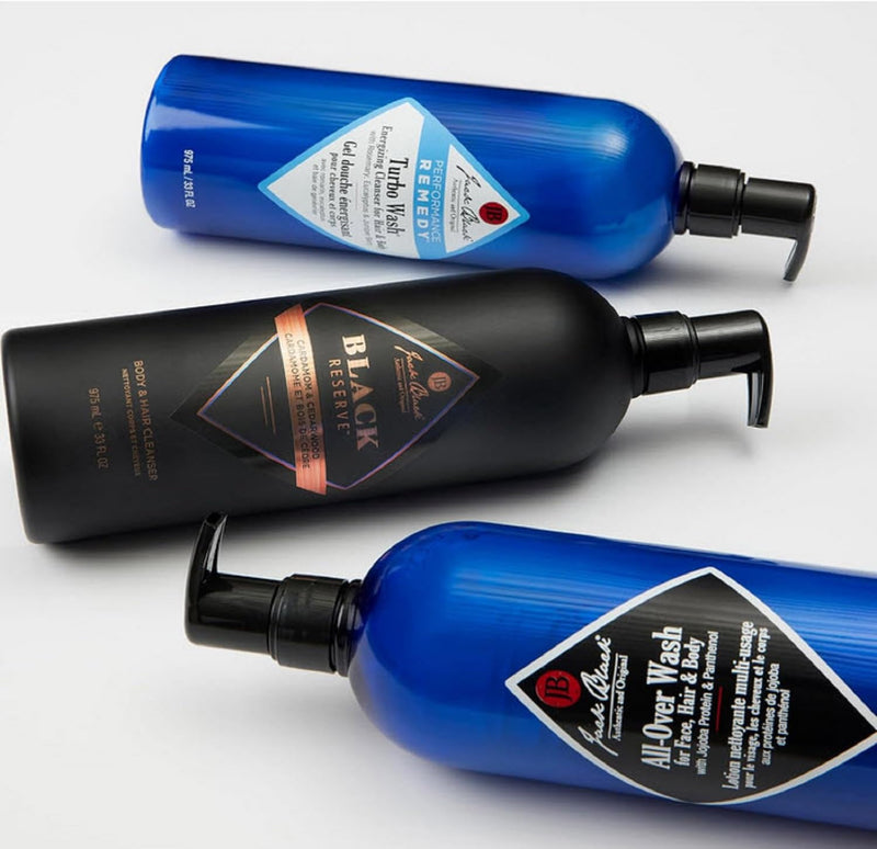 Jack Black Body & Hair Cleanser – Mens Body Wash, Mens Shampoo, Skin Care, Hair Care, Body Wash Men, Sulfate–Free Infinity Warehouse