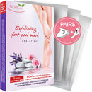 Foot Peel Mask for Baby Soft Feet (3 Pairs), Unisex Mask-Socks with an Extra Pair for Your Comfort, Foot Mask for Smooth and Silky Skin, Cracked Heels, Calluses and Dead Skin Тrеаtmеnt for Men/Women BIORICA