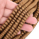 7 Packs Spring Twist Hair 8 Inch Bomb Twist Crochet Hair for Butterfly Locs Ombre Low Temperature Kanekalon Spring Twist Crochet Braiding Hair Extensions (