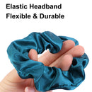 Braid Bonnet for Sleeping Sleep Bonnet Cap Long Bonnet for Braids Silky Elastic Band for Women Dreadlocks, Braid Long Hair, Curly Hair (Blue Flower) JIANGLAI