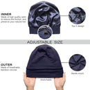 Satin Bonnet Lined Sleeping Beanie Hat Bamboo Headwear Frizzy Natural Hair Nurse Cap for Women and Men CAPLORD