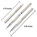 Beaute Galleria 1 Piece Kolinsky Sable Nail Art Liner Striping Brush, for Thin Fine Line Drawing, Detail Painting, Striping, Blending, One Stroke, Acrylic Nail Art Brush (Size: 15MM) BEAUTÉ GALLERIA