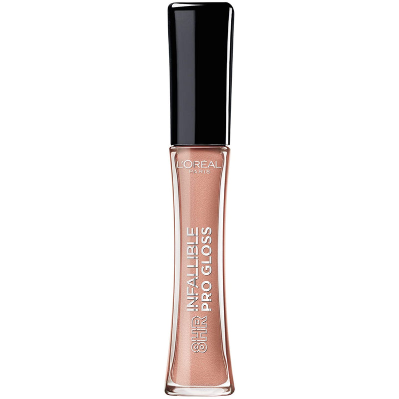 L’Oreal Paris Makeup Infallible 8 Hour Hydrating Lip Gloss, Nude Petal, 0.5 Ounce L'Oreal Paris Store