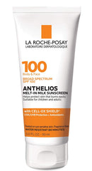 La Roche-Posay Anthelios Melt-in Milk Body & Face Sunscreen Lotion Broad Spectrum SPF 100, Oxybenzone & Octinoxate Free, Sunscreen for Kids, Adults & Sun Sensitive Skin, Unscented, 3 Fl oz La Roche-Posay