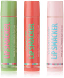 Lip Smacker Lip Balm Trio Original and Best Strawberry Watermelon, Total Net Weight 0.42 Ounce Lip Smacker
