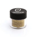 GLITTIES - Gold Jewel - Holographic Loose Fine Glitter Powder (.008") - Great for Nail Art, Nail Polish, Gel, Gel Polish or Acrylic Nail Powder - Solvent Resistant - (10 Gram Jar) Glitties