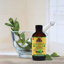 Okay Pure Naturals, Jamaican Black Castor Oil Original Dark with Peppermint Oil, Moisture & Growth, Nourish + Invigorate, Natural Healthy for All Hair Types and Textures, Brown, 4 Fl Oz Okay