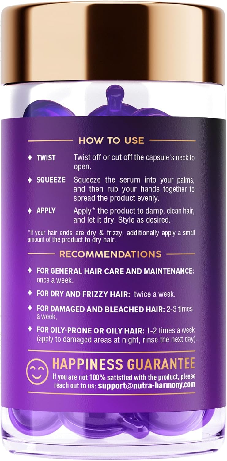 NUTRAHARMONY Biotin Collagen Caps & Hair Oil Infinity Warehouse