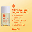 Bio-Oil Skincare Oil (Natural) for Scars and Stretchmarks with Organic Jojoba Oil and Vitamin E, Face and Skin Moisturizer, with Natural Rosehip Oil and Sunflower Oil, 2 Ounce, For All Skin Types Bio-Oil