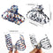Shinowa Hair Clips, [2-Pack] Bohemian Tortoise Shell Hair Claw Clips Strong Hold Big Hair Jaw Clips for Thick Hair, Hair Accessories for Women Girls, Multi Color Shinowa