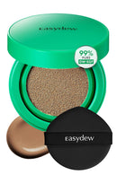 Easydew Mela B Toning Ampoule Cushion - 2-in-1 Korean Skin Care & Face Beauty Makeup - Age-Defying Full Coverage Cushion Foundation with Niacinamide & Hyaluron-Vital C 0.45 oz (