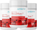 Juvenon BloodFlow-7 Nitric Oxide Supplements for Men & Women - Natural Nitric Oxide Booster with Nitrosigine® + S7® - Blood Flow & Circulation Support (1-Pack) Infinity Warehouse