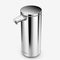simplehuman 9 oz. Touch-Free Rechargeable Sensor Liquid Soap Pump Dispenser, Polished Stainless Steel & Lavender Moisturizing Liquid Hand Soap Refill Pouch, 34 Fl. Oz simplehuman