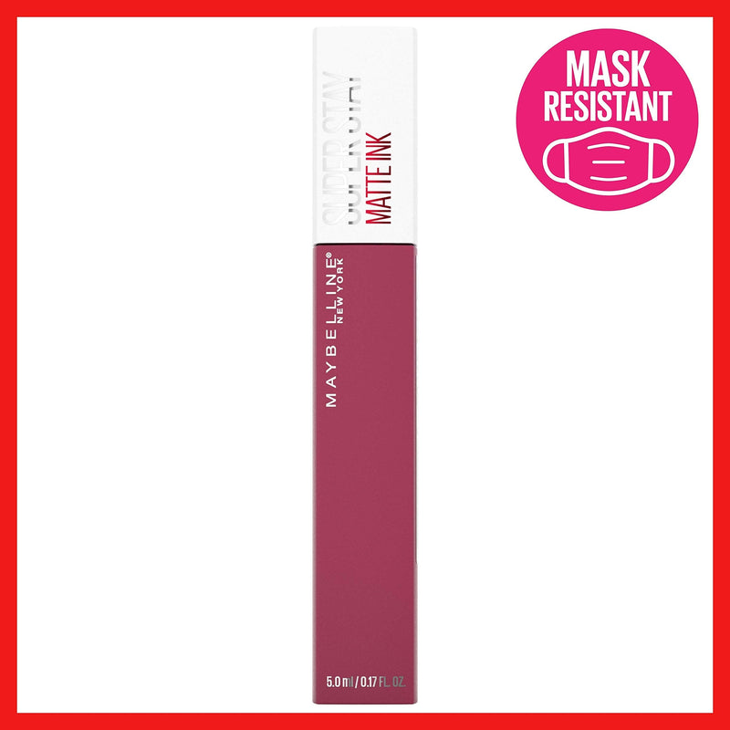 Maybelline New York SuperStay Matte Ink Liquid Lipstick, Savant, 0.17 Ounce Maybelline New York