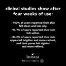 boscia Luminizing Black Charcoal Mask Double Pack - Vegan, Cruelty-Free, Natural and Clean Skincare | Activated Charcoal Peel-Off Mask Bundle, 80 g. BOSCIA