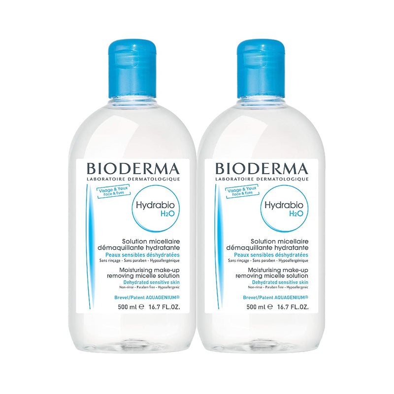 Bioderma - Hydrabio H2O - Micellar Water - Cleansing and Make-Up Removing - for Dehydrated Sensitive Skin Beauty Coquette