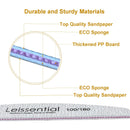 Nail Files and Buffers, 100/180 Grit Nail File Set, Double Sided Emery Boards Manicure Tools for Nail Grooming and Styling Fanzbike