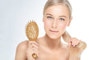SHARCA Premium Wooden Bamboo Hair Brush with Ball Tipped Bristles from Natural Wood. Organic, Biodegradable, No plastic Sharca
