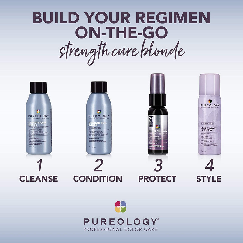 Pureology Strength Cure Best Blonde Purple Shampoo | Restore & Tone | Sulfate-Free | Vegan martinandmark.com
