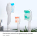 GreaterGoods Sonic Electric Replacement Heads, 3 Count for S/E Toothbrush, Only Works with gG Toothbrushes (Medium) Greater Goods