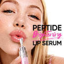 SKINTIFIC Peptide Brightening Lip Serum, Hydrating & Plumping Tinted Lip Gloss, Moisturizing Lip Balm with Polypeptides & Squalane for Glossy Sheer, Smooth Lips(10U Toast Brick) Infinity Warehouse