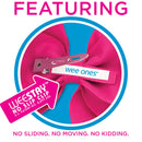 Wee Ones Girl's Mini King Grosgrain Hair Bow on No Slip Clip - Millennium Blue Wee Ones