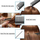 Hair Tail Tools, TsMADDTs 4Pack Hair Loop Tool Set with 2Pcs French Braid Tool Loop 1Pcs Elastic Hair Rubber Bands Remover Cutter 1Pcs Rat Tail Comb Metal Pin Tail Braiding Comb for Hair Styling, Blue TsMADDTs Store