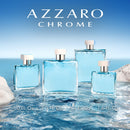 Azzaro Chrome Eau de Toilette - Fresh Aquatic Mens Cologne - Citrus, Woody, Musky Fragrance -Fresh Notes of Bergamot - Everyday Wear - Classic Summer Beach Scent - Luxury Perfumes for Men Infinity Warehouse