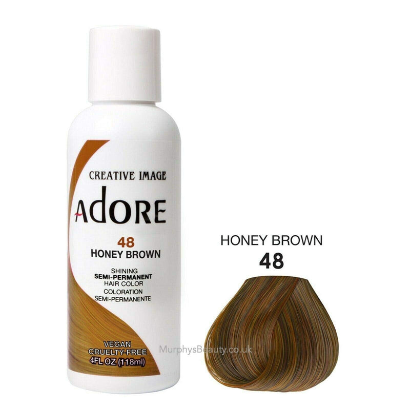 Adore Shining Semi Permanent Hair Colour, 48 Honey Brown by Adore Adore