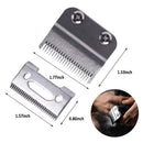Professional Adjustable Clippers Blades, Carbon Steel Hair Trimmer Replacement Blade for Wahl 8148, Wahl Senior cordless Clipper, Wahl Magic clipper, Pack of 2 (Taper Silver) CR8GR8