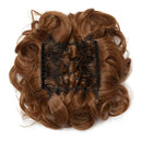 Messy Hair Bun with Combs Easy Stretch Dish Hair Chignon Extensions Curly Clip in Updo Hairpiece Short Ponytail Scrunchy for Women 95g Auburn Hairro Store