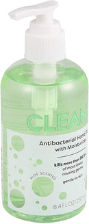 Cleanze Antibacterial Liquid Hand Soap | 8 oz Clean Serene Lavender Scented Liquid Hand Soap | Gentle Liquid Antibacterial Hand Soap Eliminates More Than 99.9% Illness Causing Germs & Bacteria Cleanze