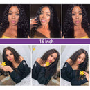 Midulla Lace Front Wig Human Hair Deep Wave Wig 4×4 Brazilian Human Hair Wig for Black Women Human Hair Curly Wigs Pre Plucked With Baby Hair Natural Color 16 Inch Midulla Store
