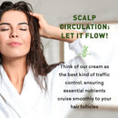 Bald Spot Hair Growth Cream | Scalp Treatment for Receding Hair | For Men and Women | Just Nutritive | 4 Oz Infinity Warehouse