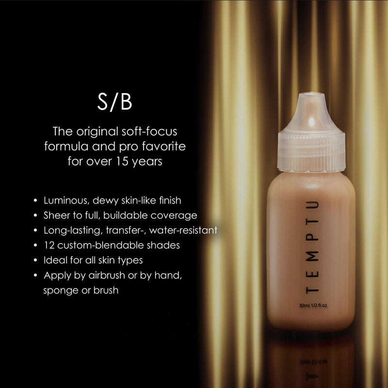 Temptu S/B Airbrush Foundation, 1 Fl Oz (Pack of 1) Temptu