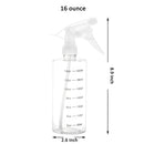 Youngever 5 Pack Empty Plastic Spray Bottles, Spray Bottles for Hair and Cleaning Solutions (16 Ounce) Youngever