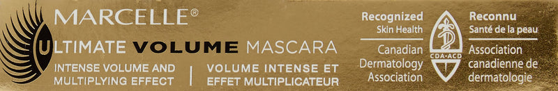 Marcelle Ultimate Volume Mascara, Black, 1 Tube MARCELLE