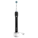 Oral-B Black Pro 1000 Power Rechargeable Electric Toothbrush Powered by Braun with Crest Charcoal 3D White Toothpaste, Whitening Therapy Deep Clean Oral-B