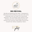 Orlando Pita Play Big Revival Bodyfying Hair Mask, Restore Shine & Silkiness, No Parabens, No SLS/SLES, 10 Oz ORLANDO PITA PLAY