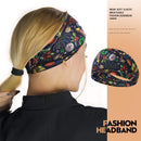 Headbands for Women, Bohemian Style Yoga Elastic Headwraps Head Wrap Hair Band 8 Pack (Style 3) ZUOSIVNAT