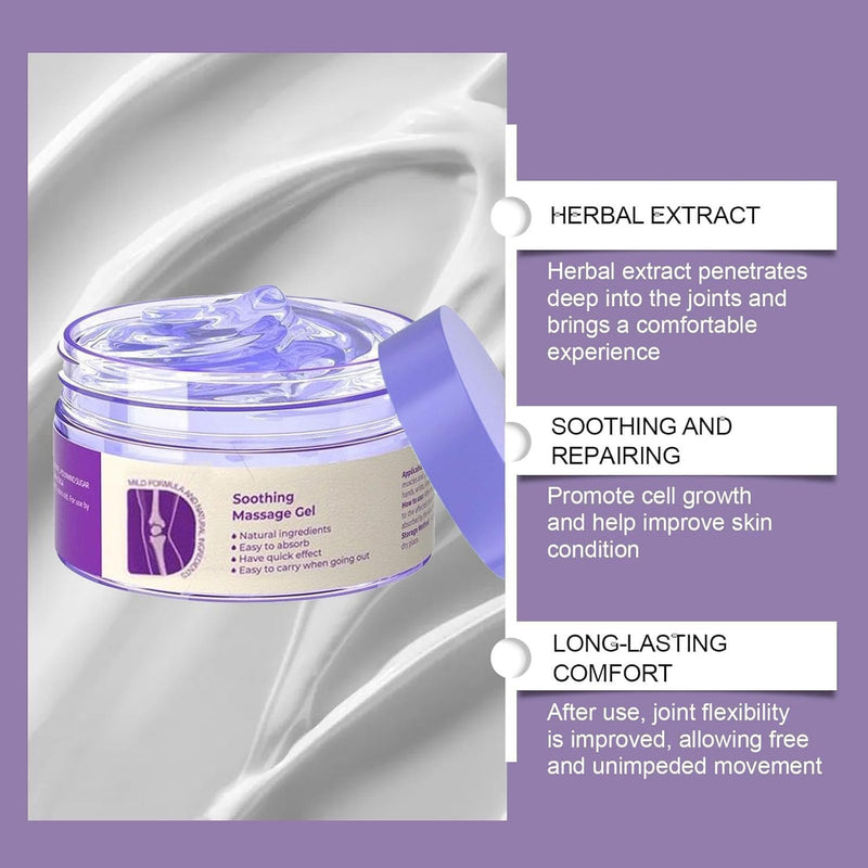 2 PCS Joint Gel Purple Gel，Soothing Massage Cream，Joint Activities Throughout The Body，Soothes for Knees, Hands, Lumbar, Neck and Shoulders Infinity Warehouse