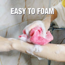 EvridWear Exfoliating Back Scrubber with Handles Two Sides for Body Shower Deep Cleans Skin Massages Invigorating Blood Circulation Men Women One Size (Back Scrubber Pink) Evridwear