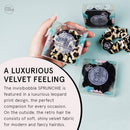 invisibobble Sprunchie Spiral Hair Ring - Purrfection - Scrunchie Stylish Bracelet, Strong Elastic Grip Coil Accessories for Women - Gentle for Girls Teens and Thick Hair invisibobble