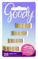 Goody Small Bobby Pins, Metallic Blonde, 26-Count (1941834) GOODY