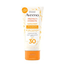 Aveeno Protect + Hydrate Moisturizing Body Sunscreen Lotion With Broad Spectrum Spf 30 & Prebiotic Oat, Weightless & Refreshing Feel, Paraben-free, Oil-free, Oxybenzone-free, 3.0 ounces Aveeno