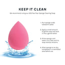 AOA Studio Collection Makeup Sponge Set Makeup Blender Latex Free and High-definition Set of 6 Makeup Blender For Powder Cream and Liquid, Super Soft Wonder Blender Beauty Cosmetic AOA STUDIO