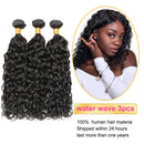 COISINI 10A Brazilian Water Wave Human Hair Bundles 28 26 24 Inch 100% Wet and Wavy Human Hair Bundles Virgin Hair Extensions Natural Color Coisini
