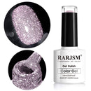 Glitter Gel Nail Polish, Gold Diamond Gelpolish Spark Shiny Nail Art Soak Off U V L E D Lacquer Gel Nail Starter Manicure Salon DIY at Home RAR82 Infinity Warehouse