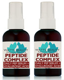 Watts Beauty Peptide Anti-Aging Face Serum - Hyaluronic Acid and Collagen Boosting Daily Face Care Polypeptide Complex with L-Arginine Firms Wrinkles and Boosts Collagen 4 oz Watts Beauty