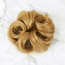 Bella Hair Messy Bun Scrunchie Human Hair Piece, Elastic Chignon Extension for Women Instant Hair Up-do (